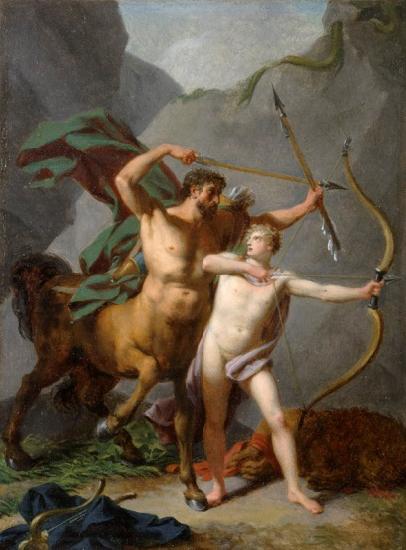  L'education d'Achille par le centaure Chiron